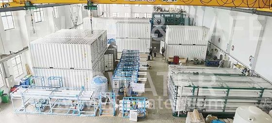750m3/H móvel Containerized a planta de tratamento da água