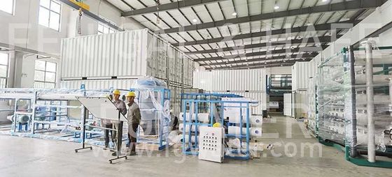 750m3/H móvel Containerized a planta de tratamento da água