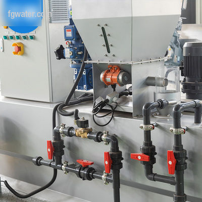 Tratamento de águas residuais de 8000L/H PAM Polymer Dosing Unit For