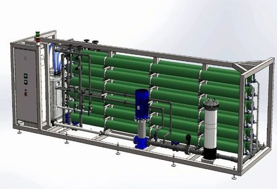Sistema refinado montagem do tratamento da água do patim, sistema do tratamento da água do RO