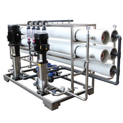 Sistema do tratamento da água da osmose reversa 6TPH, sistema industrial do filtro de água da osmose reversa