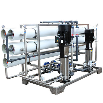 Sistema do tratamento da água da osmose reversa 6TPH, sistema industrial do filtro de água da osmose reversa