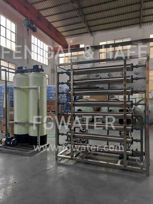 Sistemas comerciais fluidos do tratamento da água da osmose reversa do projeto 600-18000gpd