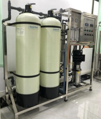 Sistema 1000l/H do tratamento da água da osmose reversa do Ce do Ro do aço carbono