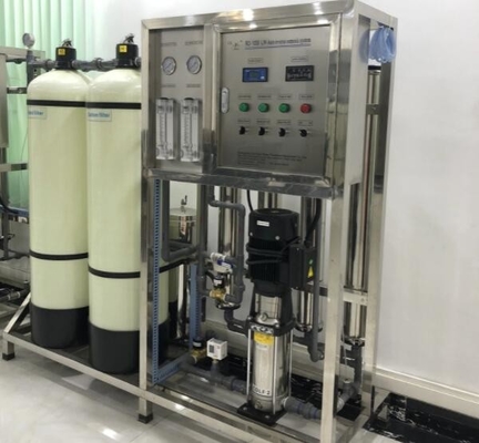 Sistema 1000l/H do tratamento da água da osmose reversa do Ce do Ro do aço carbono