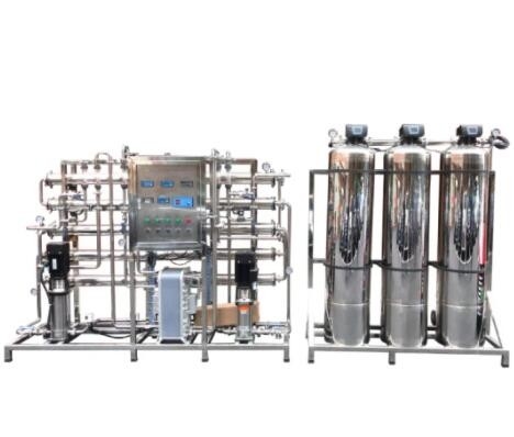 Planta de tratamento da água industrial do Ro 1000l/H da montagem do patim