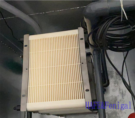 Membranas ecológicas Mbr Folha plana Filtração de esgoto cerâmica Fluxo eficiente