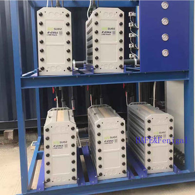 Sistema de purificação de água de intercâmbio de íons 220V 100 Psi Modulo EDI para tratamento de água