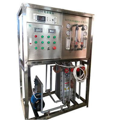 Electrodeionização contínua Máquina de água ultrapura Desalinização contínua Sem produtos químicos