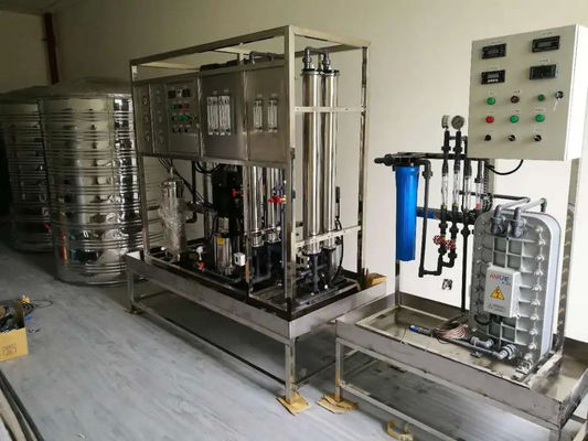 Electrodeionização contínua Máquina de água ultrapura Desalinização contínua Sem produtos químicos