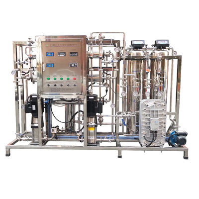 Máquina de água ultrapura de baixa energia 500L/H EDI de osmose reversa para eletricidade