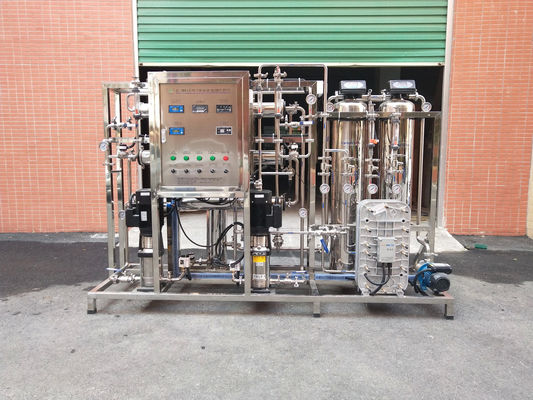 Máquina de água ultrapura de baixa energia 500L/H EDI de osmose reversa para eletricidade