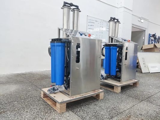 Sistema móvel de depuração de água RO Dispositivo de dessalinização por membrana com bomba de água