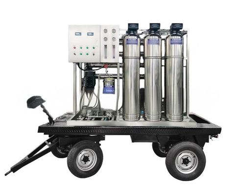Sistema de purificação de água móvel de filtragem de camadas múltiplas