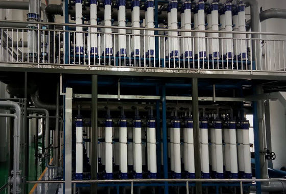 Membranas de ultrafiltração de alta pressão interna de fluxo PVDF UF3OA160 ((L)
