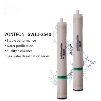Membranas de osmose reversa de dessalinização de água do mar da série Vontron SW