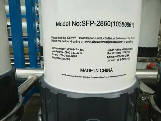 Duração da vida útil da membrana DOW UF Membranas SFP-2860 / SFD-2860 para águas superficiais