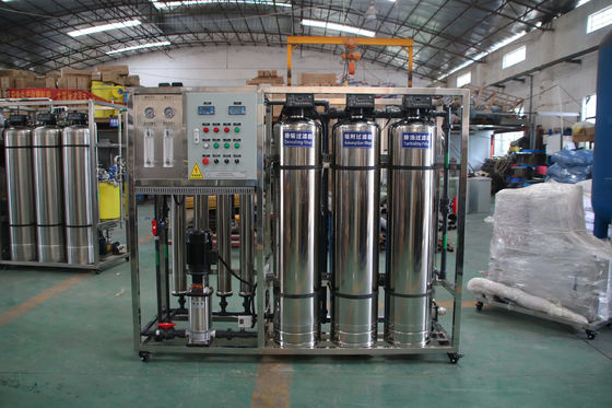 500L/H 1.7kW-380-415V 3xSS304 Tanques Água Salgada Usina de Água de Osmose Reversa