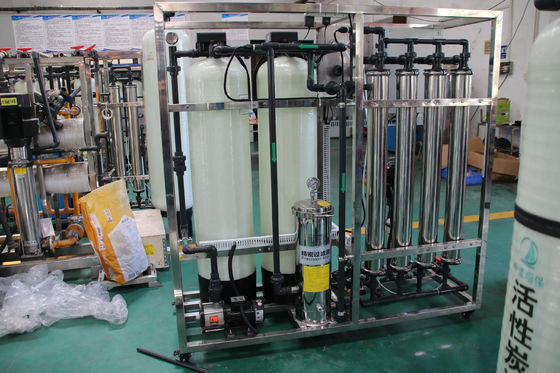 250L/H 1.7kW-380-415V 2xFRP Tanques de Água Salgada Usina de Água de Osmose Reversa