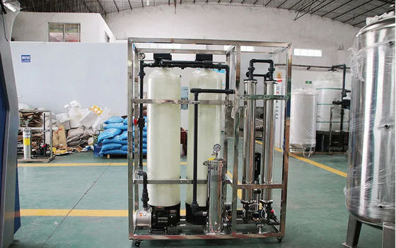250L/H 1.7kW-380-415V 2xFRP Tanques de Água Salgada Usina de Água de Osmose Reversa