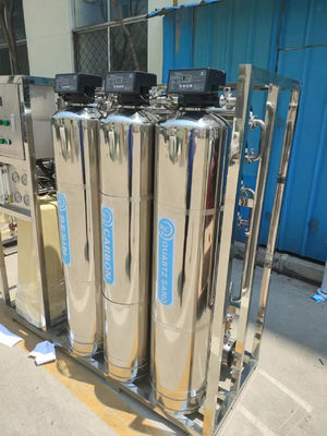 250L/H 1.7kW-380-415V 3xSS304 Tanques Água Salgada Usina de Água de Osmose Reversa
