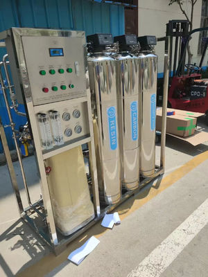 250L/H 1.7kW-380-415V 3xSS304 Tanques Água Salgada Usina de Água de Osmose Reversa