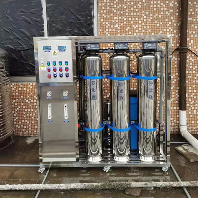 250L/H 1.7kW-380-415V 3xSS304 Tanques Água Salgada Usina de Água de Osmose Reversa