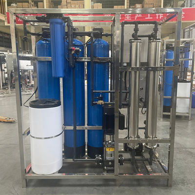 500L/H 1.7kW-380-415V 3xFRP Tanques Água Salgada Usina de Água de Osmose Reversa