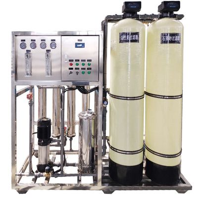 1.5TPH 3.0kW-380-415V 2xFRP Tanques de Água Salgada Usina de Água de Osmose Reversa