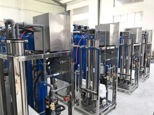 1.5TPH 3.0kW-380-415V 3xFRP Tanques de Água Salgada Usina de Água de Osmose Reversa