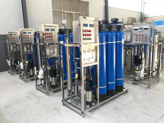 1.5TPH 3.0kW-380-415V 3xFRP Tanques de Água Salgada Usina de Água de Osmose Reversa