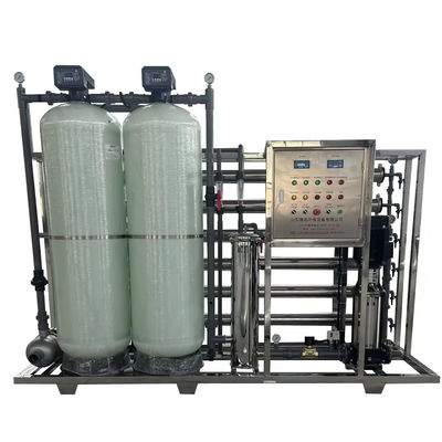 6TPH 7.9kW-380-415V 2xFRP Tanques de Água Salgada Usina de Água de Osmose Reversa