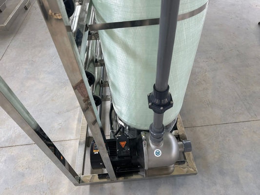 6TPH 7.9kW-380-415V 2xFRP Tanques de Água Salgada Usina de Água de Osmose Reversa