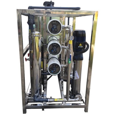 5TPH 7.4kW-380-415V 3xFRP Tanques de Água Salgada Usina de Água de Osmose Reversa