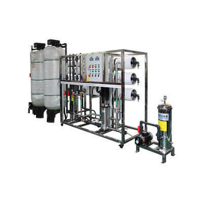 8TPH 14kW-380-415V 2xFRP Tanques de Água Salgada Usina de Água de Osmose Reversa