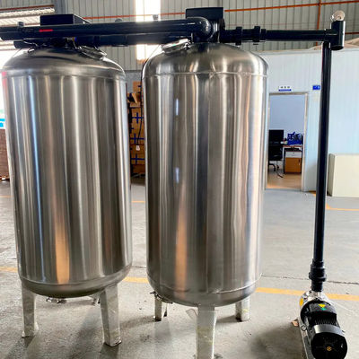 6TPH 7.9kW-380-415V 2xSS304 Tanques Água Salgada Usina de Água de Osmose Reversa