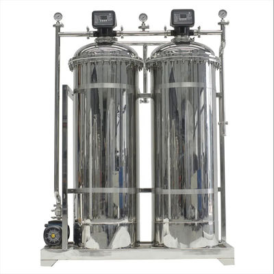 8TPH 14kW-380-415V 2xSS304 Tanques de Água Salgada Usina de Água de Osmose Reversa