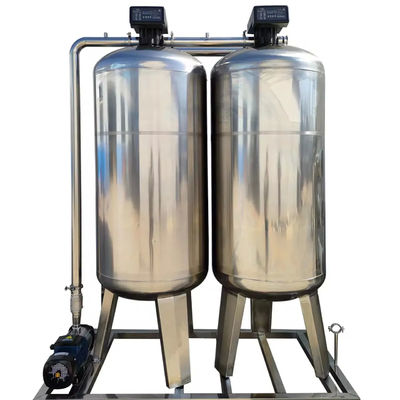 8TPH 14kW-380-415V 2xSS304 Tanques de Água Salgada Usina de Água de Osmose Reversa