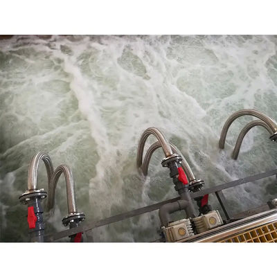 Biorreator de folha plana de membrana de MBR de alto fluxo para tratamento de esgoto municipal