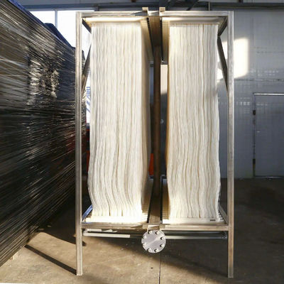 MBR Membranes Modulo de Cortina PVDF Com Estrutura de Aço Inoxidável