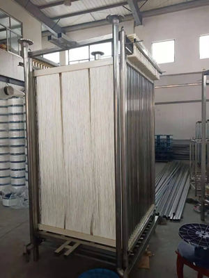 MBR Membranas Módulos de cortina baseados em PVDF aprimorado para processamento de alimentos Tratamento de águas residuais