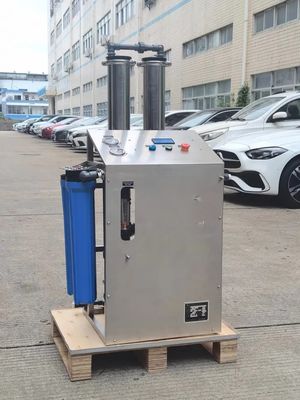 Sistema móvel de purificação de água de 100L para dessalinização de água salobra