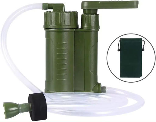 Sistema de purificação de água móvel portátil para caminhadas e acampamentos