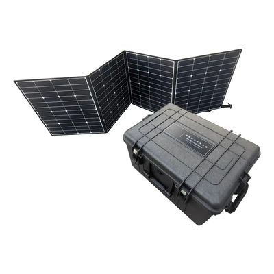120L/H RO Desalinização solar Água potável Sistema móvel de purificação de água