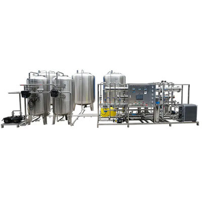 Máquina de Purificação de Água RO de Dois Estágios de 3000lph para Água de Poços Subterrâneos