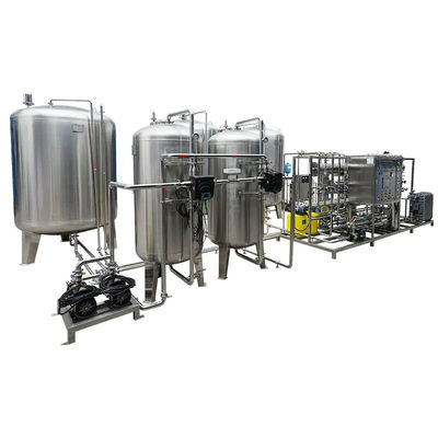 Máquina de Purificação de Água RO de Dois Estágios de 3000lph para Água de Poços Subterrâneos