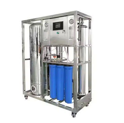 Sistema de osmose inversa de água pura de 500 L/H para água industrial de reação