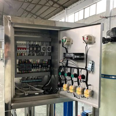 2 Tanques de FRP Industrial 500LPh RO Sistema de Filtragem de Água por Membrana