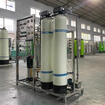 2 Tanques de FRP Industrial 500LPh RO Sistema de Filtragem de Água por Membrana