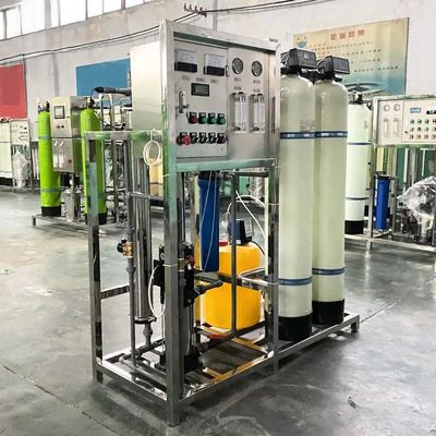 2 Tanques de FRP Industrial 500LPh RO Sistema de Filtragem de Água por Membrana